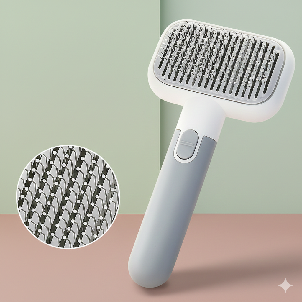 Pettio™ Wellness Massage Brush – Preventative Care Grooming Tool