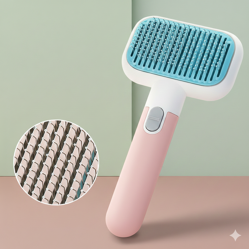 Pettio™ Wellness Massage Brush – Preventative Care Grooming Tool