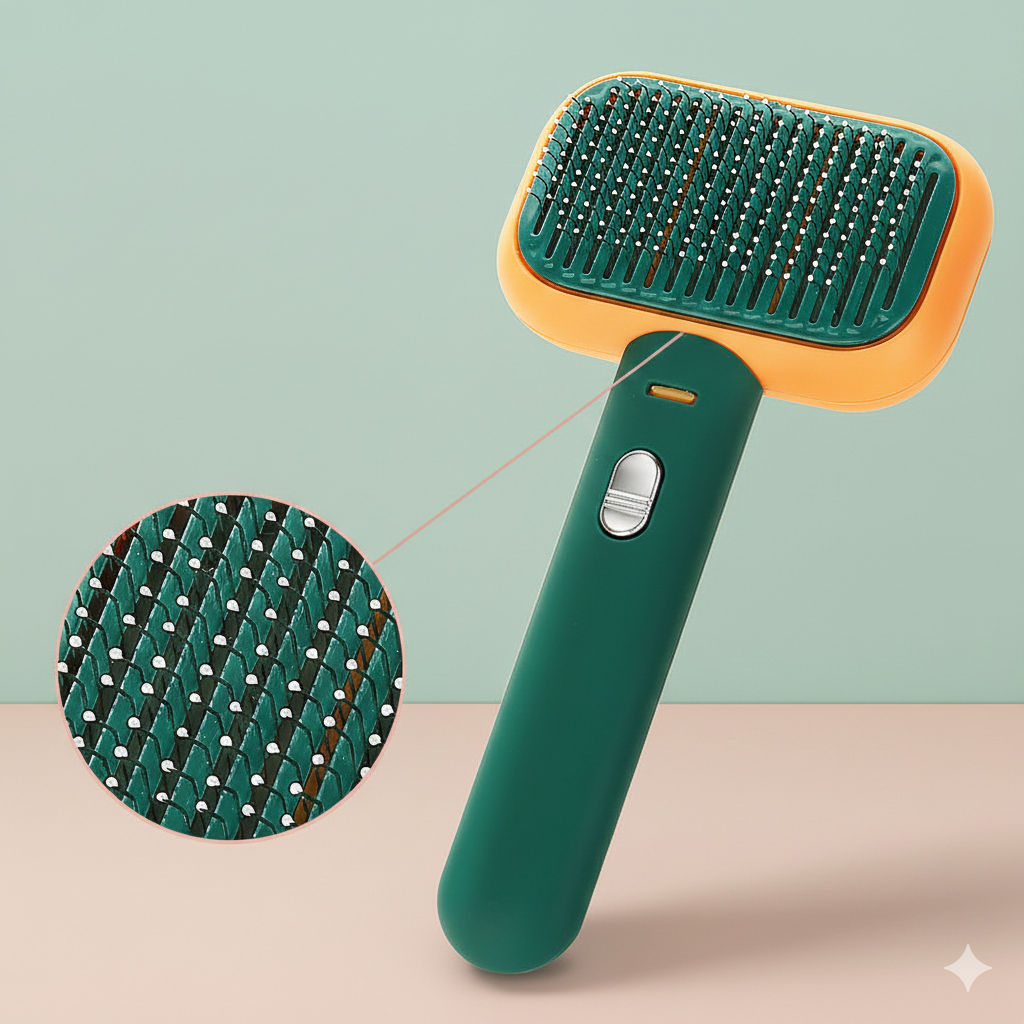 Pettio™ Wellness Massage Brush – Preventative Care Grooming Tool