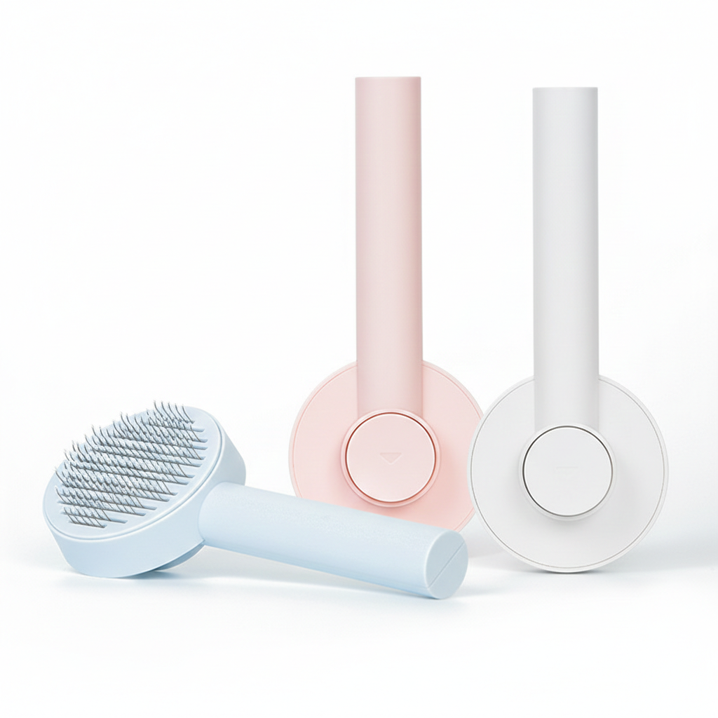 Pettio™ Ultimate Self-Cleaning Pet Brush: Gentle Massage & Easy Hair Removal
